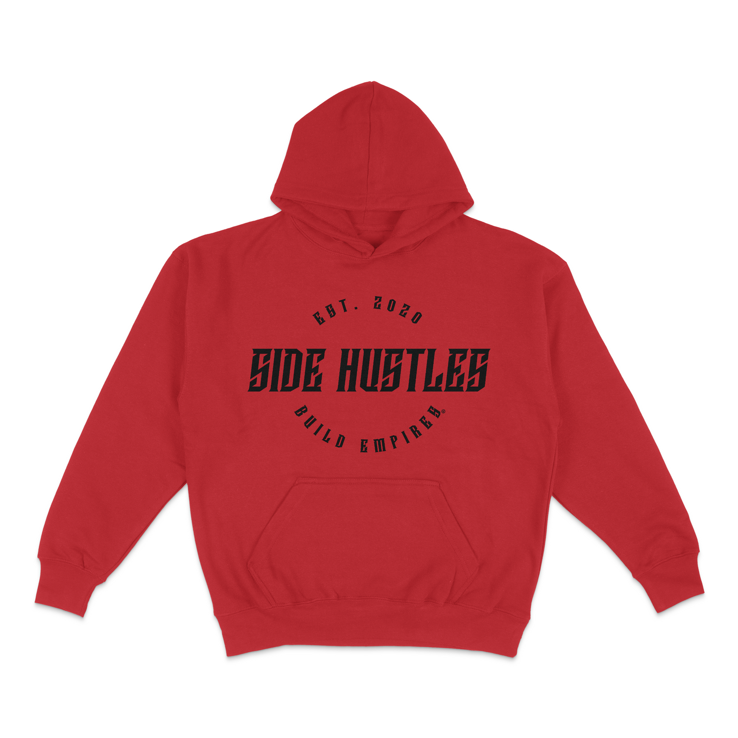 Red Front Modern Hoodie