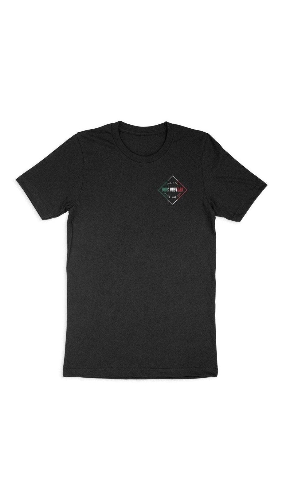 premium black soft screen printed de constructed Mexican flag t shirt for side hustlers