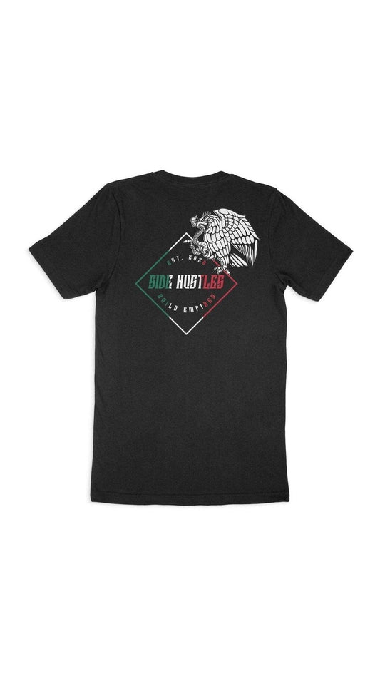 side hustle brand motivational t shirt for entrepreneurs and side hustlers with Mexican culture