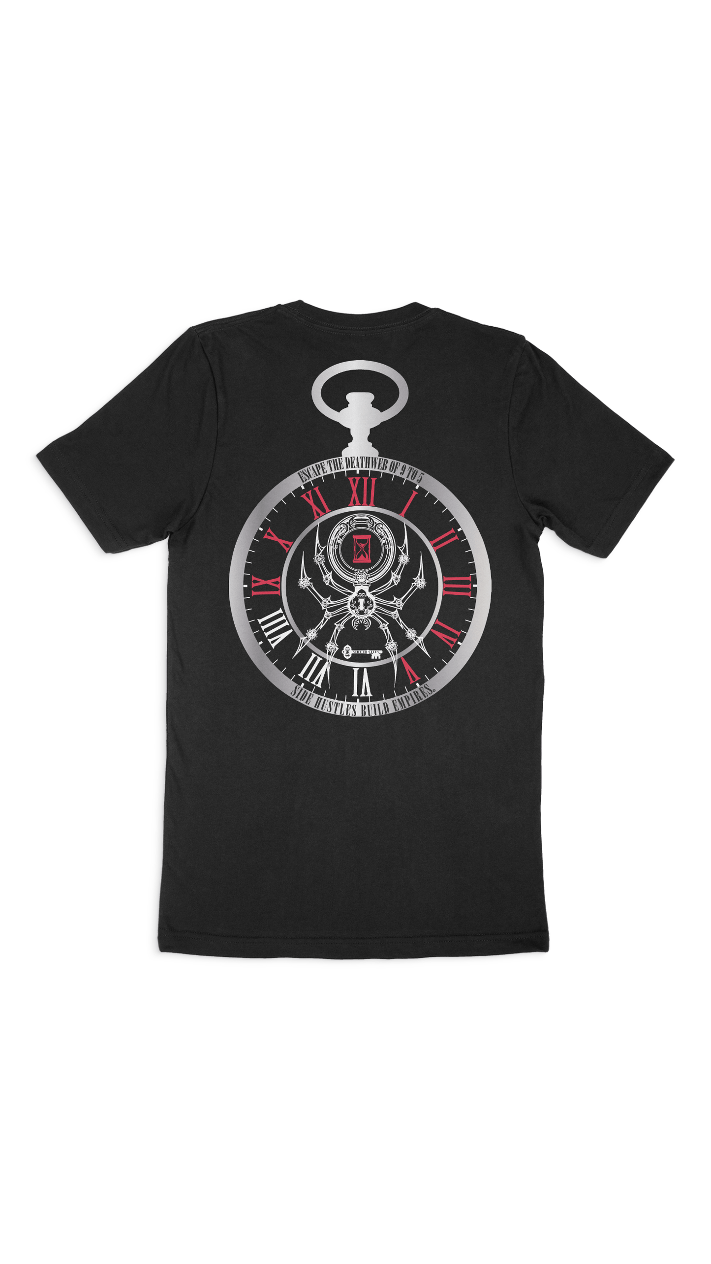 "ESCAPE THE DEATH WEB 2.0" black symbolic graphic tee